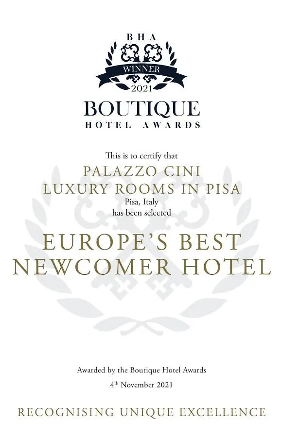 Palazzo Cini Luxury Rooms In Pisa 3*,